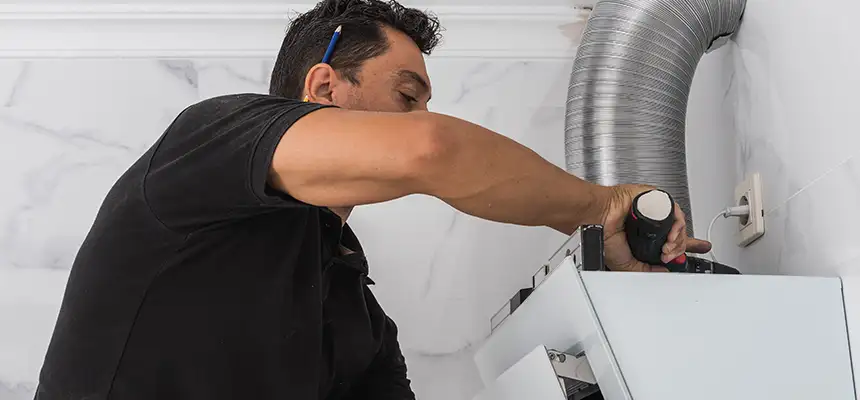 Precision In-wall Dryer Vent Cleaning & Rerouting Corrections in Claremont, CA